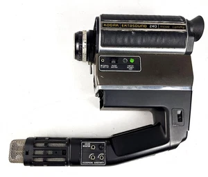 Cámara de película Kodak Ektasound 240 con micrófono cartucho de película Super 8 de colección sin probar - Imagen 1 de 10