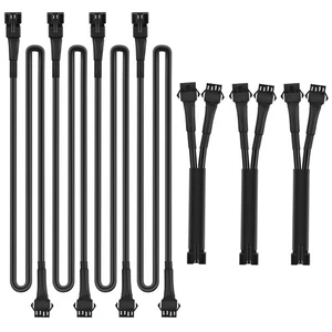 Nilight Extension Cable for Motorcycle LED Strip Lights 4PCS 2 Feet Extension - Foto 1 di 9