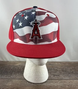 Los Angeles Angels Adjustable Baseball Hat Red White Blue Flag Chronic Tacos - Picture 1 of 7