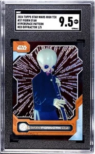 2024 Topps Star Wars High Tek Figrin D’an Red Hyperspace /5 - Picture 1 of 2