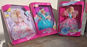 Lot of 3 BIRTHDAY Barbie Doll NRFB  15998  12954  11333 - Picture 1 of 12