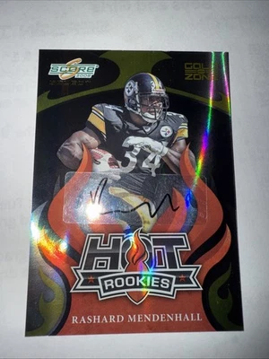 2008 Score Select - Hot Rookies Rashard Mendenhall #HR-23 Gold Zone... - Image 1 of 4