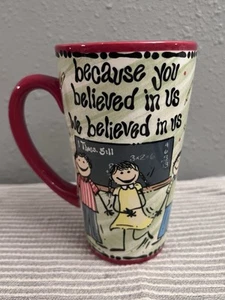 2008 Burton + Burton The Art of Him Ceramic Christian Mug Cup 14 ounces - Picture 1 of 8