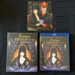 Elvira's Haunted Hills Blu Ray 2x zweimal signiert Sam Irvin Scream Factory Hard Box - Bild 1 von 5