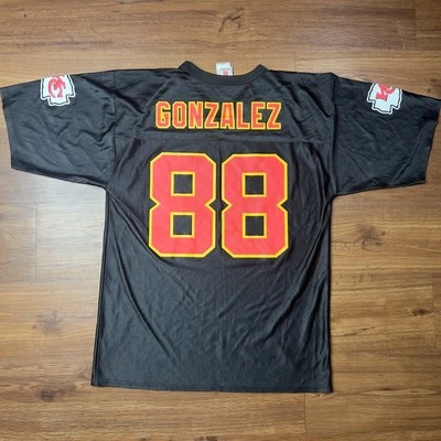 Camiseta de los Chiefs #88 Tony Gonzalez para hombre mediana alternativa RARA NFL Kansas City Foto 1 de 4