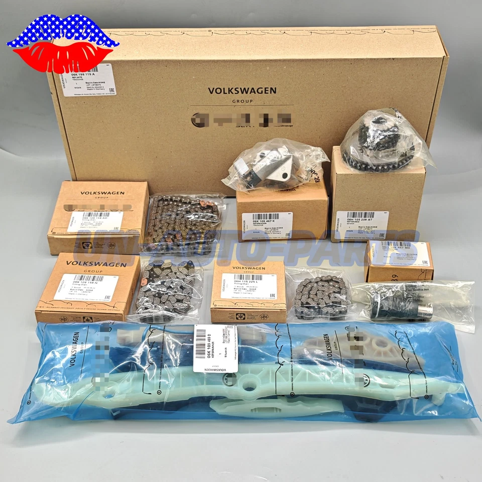 Новый OEM 13 X цепи ГРМ набор для VW Passat AUDI A4 A5 TT 1.8T 2.0T США - Изображение 1 из 4