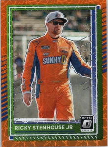 2025 Donruss Racing RIcky Stenhouse Jr Orange Velocity Nascar - Picture 1 of 2