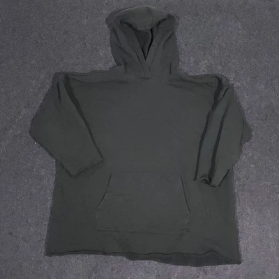 Sudadera con capucha Elieen Fisher Terry para mujer 1X suéter verde de algodón orgánico sudadera Foto 1 de 4