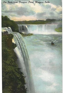 The Falls from Prospect Point, Niagara Falls 1900's unposted card - Picture 1 of 2