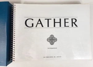 Gather Accompaniment GIA 1988 Spiral 1-204, 205-360 Catholic Songbook - Picture 1 of 20