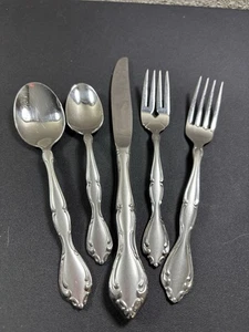 Oneida Community Kantate Besteck 5 Edelstahl Teile Gedeck Satin Glänzend USA - Bild 1 von 5