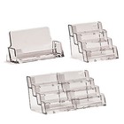 Business Card Holders Acrylic Display Stand Retail Counter & Wall Dispensers
