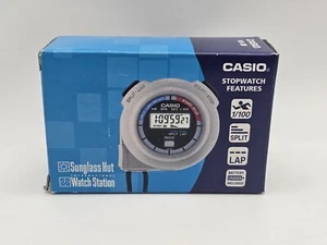  Cronometro Casio HS-3B-1RCF LCD digitale sportivo 1/100S autentico nuovo con scatola  - Foto 1 di 5