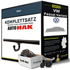 Produktbild - Für VW Passat Variant B3,B4 3A5,35i Anhängerkupplung starr +eSatz 13po uni. 88-