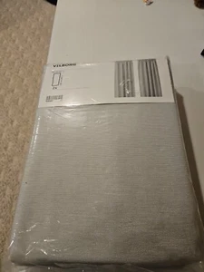 Ikea VILBORG Curtains 2 Panels Room Darkening Filtering 57x98" GRAY NEW SEALED - Picture 1 of 3
