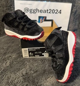 Größe 4C [HF7808-061] Kleinkind Air Jordan 11 Retro Low (TD) Bred Velvet - Bild 1 von 1