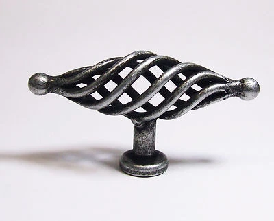 Möbelknopf  Ø30  antik schwarz gebürstet  Möbelgriff Küchengriff   - Bild 1 von 4