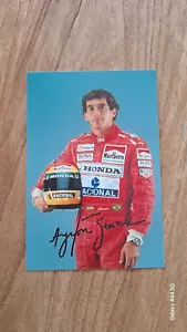 AYRTON SENNA (BRAZIL) # WILLIAMS / McLAREN F1 6x4 SIGNED PHOTOGRAPH - PRINT (3) - Picture 1 of 1