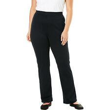 Woman Within Women's Plus Size Tall Bootcut Ponte Stretch Knit Pant