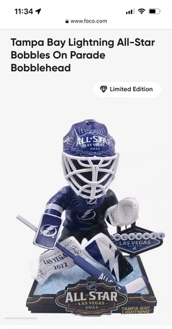 Tampa Bay Lightning All-Star Bobbles On Parade Bobblehead Cover