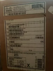 New Cisco Catalyst 3750X 12 GE SFP Ethernet ports IP Switch WS-C3750X-12S-E - Picture 1 of 2