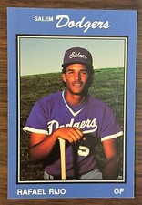 1989 Salem Dodgers #26 RAFAEL RIJO (RC)  Minor League Card  H8017424