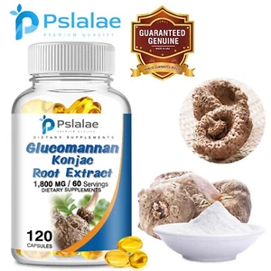 Glucomannan Konjac Root 1800mg - Suppress Appetite, Weight Management, Detox - Picture 1 of 13