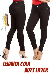 Für Damen Push Up Jeans Pantalones Colombianos Levanta Cola Pompis Po Lifter - Bild 1 von 2