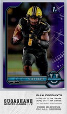 2021 1st Bowman U 80 Tyler Badie Purple  Missouri   Football Card