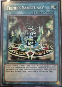 YuGiOh Fiend's Sanctuary Secret Rare 1st Edition LCKC-EN030 - Picture 1 of 1