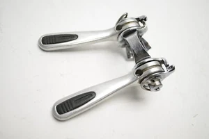 SHIMANO RUBBER INLAID BICYCLE DOWNTUBE FRICTION SHIFTERS 28.6 MM CLAMP - Picture 1 of 6