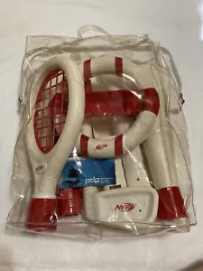 Nintendo Wii NERF SportsPack Bat Club Racket Steering Wheel w/Extra Bat & Case - Picture 1 of 12