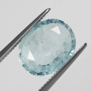 Natural Sky Blue Aquamarine 2.54Ct Oval Cut Loose Gemstones 10.7 x 8.7 x 4.1 mm - Picture 1 of 6