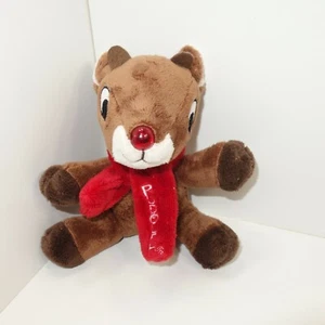 Peluche Rudolph El Reno Nariz Roja 6" Dan Dee - Imagen 1 de 10