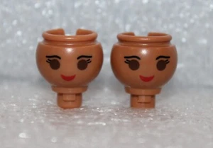 Playmobil 2x Kopf Wimpern Augenbrauen ( Südamerika / Frau) Top zustand - Bild 1 von 3