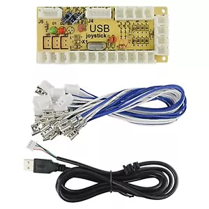 Zero Delay CY-822D Scheda 1 Giocatore Controllo Arcade Encoder Cavo USB e Cablaggio Kit - Foto 1 di 1