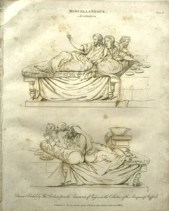 THOMAS LANDSEER ENGRAVED PLATE TITLED "ACCUBATION" PUBLISHED 1818. 9"x11" - Picture 1 of 5