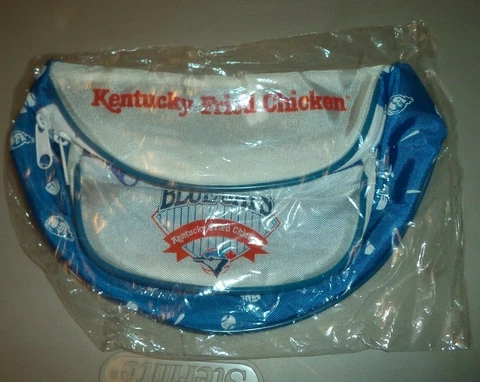 Vintage Promotional Toronto Blue Jays Kentucky Fried Chicken Fanny Pack NIP Cover