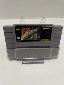 Axelay - Super Nintendo - originale autentico raro solo carrello testato - con custodia - Foto 1 di 6
