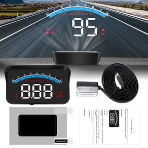 Auto Head-Up Display OBD2 GPS HUD über Geschwindigkeitswarnung Tacho Projektor Alarm - Bild 1 von 16