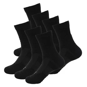 7 Pairs Mens Athletic Cotton Casual Long Sport Work Crew Socks Size 9-11 6-12 - Picture 1 of 11