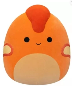 Squishmallows 11" Nichelle the Orange Dinosaur with Fuzzy Head Plush Toy - Picture 1 of 8