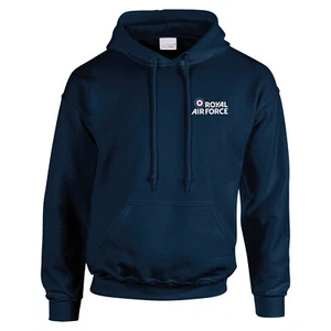 RAF Embroidered Logo Hoodie – Premium Quality, Warm & Stylish, Royal Air Force - Picture 1 of 11
