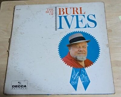 Burl Ives~The Best Of Burl Ives~ 2 Record Set Vinyl 1961 Decca Gatefold DXB 167 - Image 1 of 4