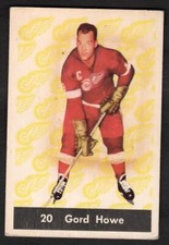 1961-62 Gordie Howe Parkhurst Hockey Detroit Red Wings