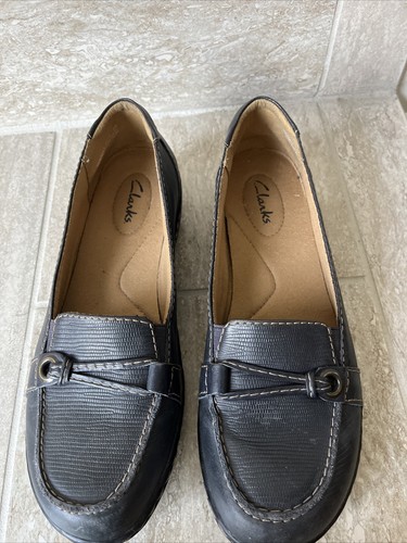 Mocassini donna Clarks blu taglia 8N