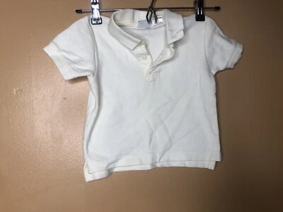Camisa Polo Talbots Niños Niño Talla 3 Blanca Manga Corta  Foto 1 de 4