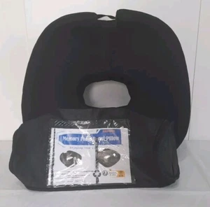 Donut Pillow Memory Foam Seat Cushion Hemorrhoid Tailbone Cushion Pain Relief - Picture 1 of 6