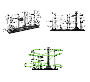 Perpetual Marble Ball Run Space Coaster Level 2 3 4 5 Rail Rollercoaster Box Set - Picture 1 of 9