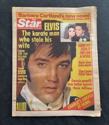 Elvis Presley - Lot of 3 THE STAR National Examiner Vintage Tabloid Mags 1977-78 - Imagem 1 de 4